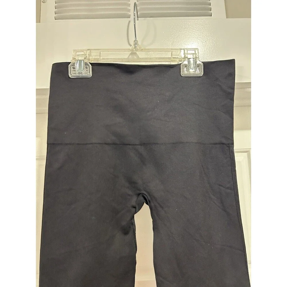Spanx Look At Me Now Seamless Leggings Yoga Pants Black XL Shaping Slimming - Picture 7 of 7